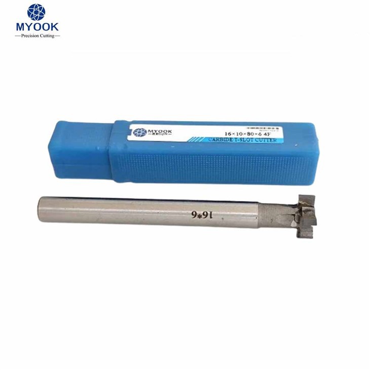 Carbide T- Slot Cutter 16x10x80x6mm 4F